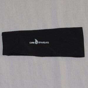 Firstline Dri Sweat Black Active Head Band Unisex One Size Moisture Wicking